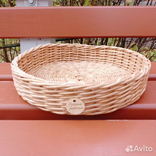 Плетеный поднос