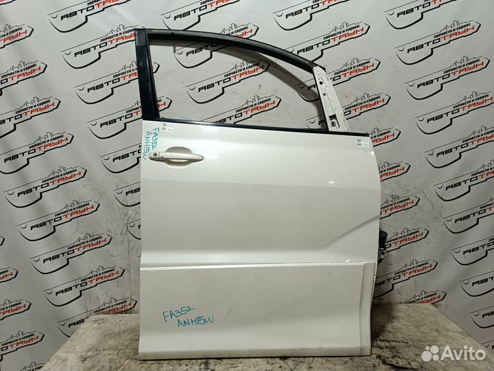 Дверь toyota alphard ANH10W ANH15W ATH10W MNH10W MNH15W 6700158010 передняя правая белый, 042 FA352