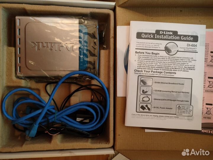 Роутер D-Link DI-604