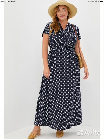 Платье в горох