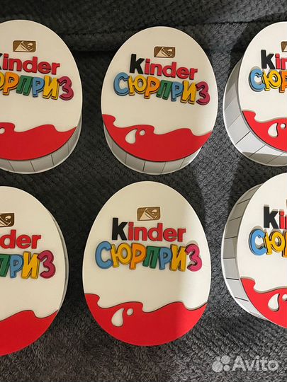 Подарочная коробка Kinder сюрприз из дерева