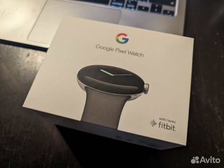 Часы Google Pixel Watch Polished silver Charcoal