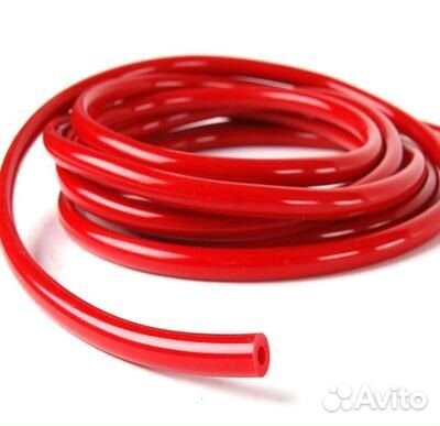 Шланг вакуумный силиконовый красный 4мм