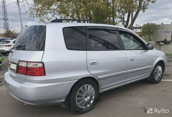 Дефлекторы окон Kia Carens (2002-2006)