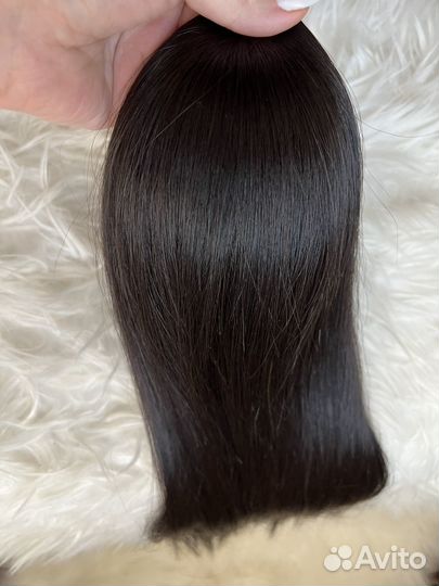 Волосы для наращивания 60 см черные 1В