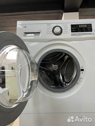 Стиральная машина LG F1096MDS0 белый 5.5кг