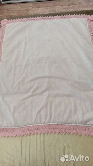 Плед (одеяло) и бант на выписку