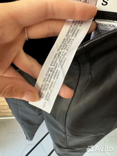 Леггинсы из экокожи zara