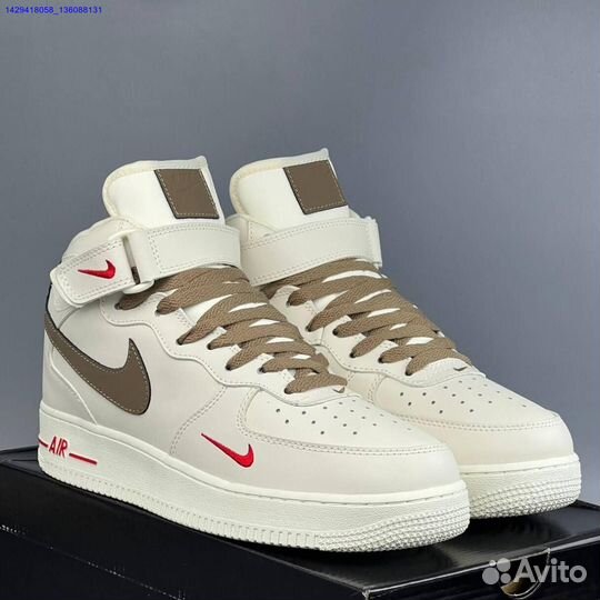 Кроссовки Nike Air Force 1 High (с мехом) (Арт.12390)