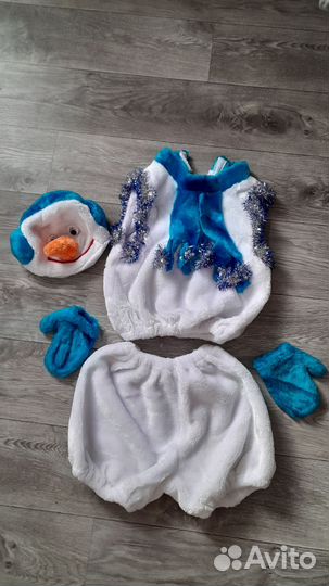 Костюм снеговика 128