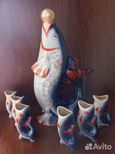 Фарфоровый набор Рыбы
