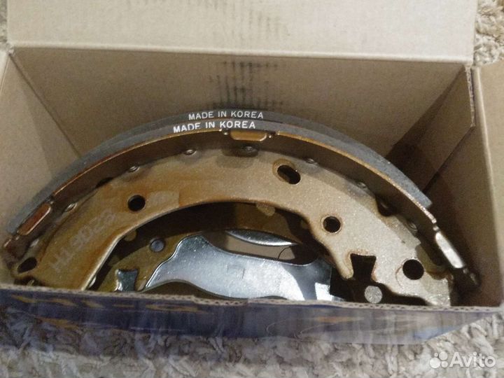 Колодки тормозные передние и задние