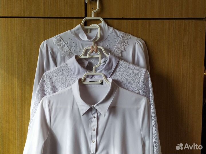 3 Блузки для девочки размер 46-48