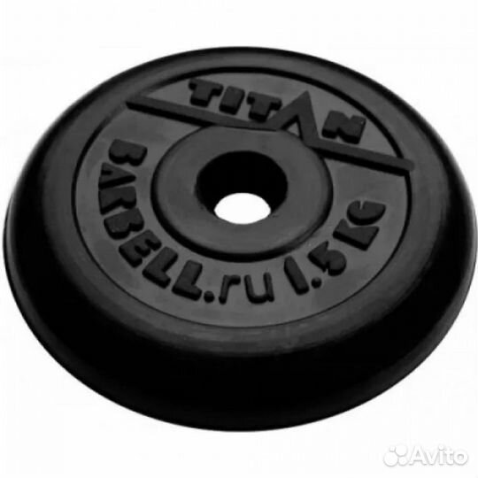 Гриф для штанги L1800 d30. Диск D31 1,25 кг