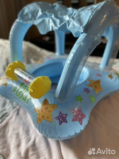 Надувной круг-плот детский