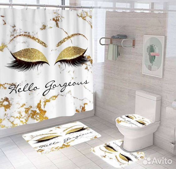 Коврик для ванной 4 в 1