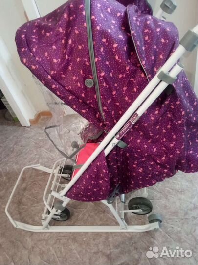 Санки коляска новые