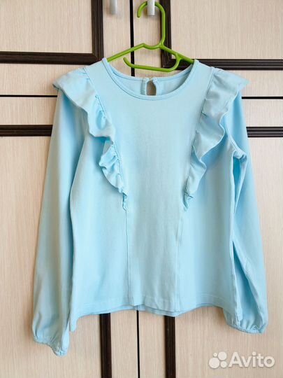 Школьные блузки однотонные