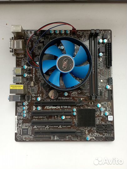 Материнки 1155 + celeron G + охлад