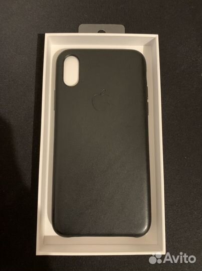 Чехол на iPhone xs кожанный оригинал