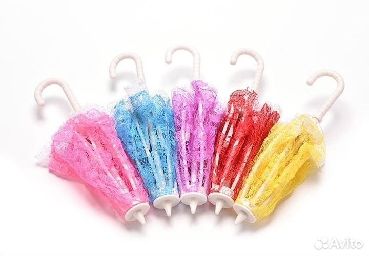 Кукльные зонтики, декоративные бабочки