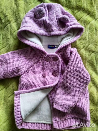 Вещи на малышку 4-6 месяцев, шапочка на ог 42-44