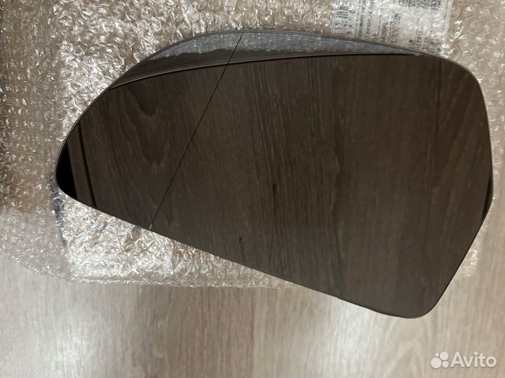 Стекло бокового зеркала левого с подогревом