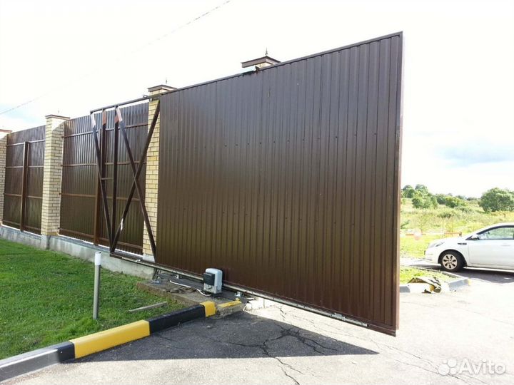 Откатные ворота 