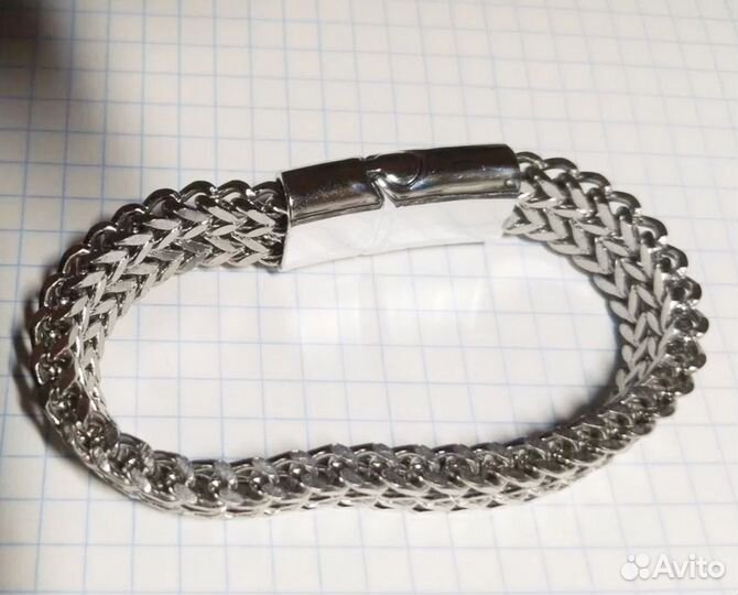 Мужской браслет из нержавеющей стали, 2 размера