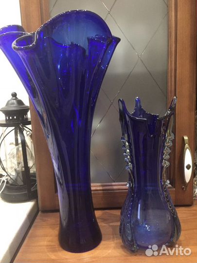 Вазы кобальт СССР