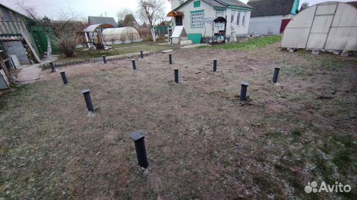 Винтовые сваи под ключ / Фундамент