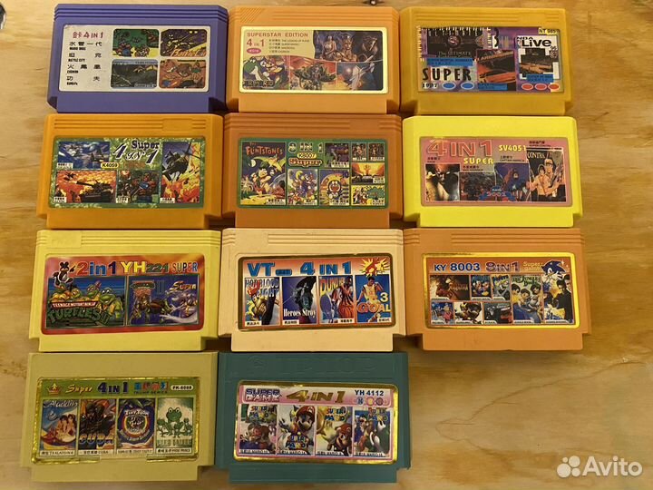 Картриджи на Денди