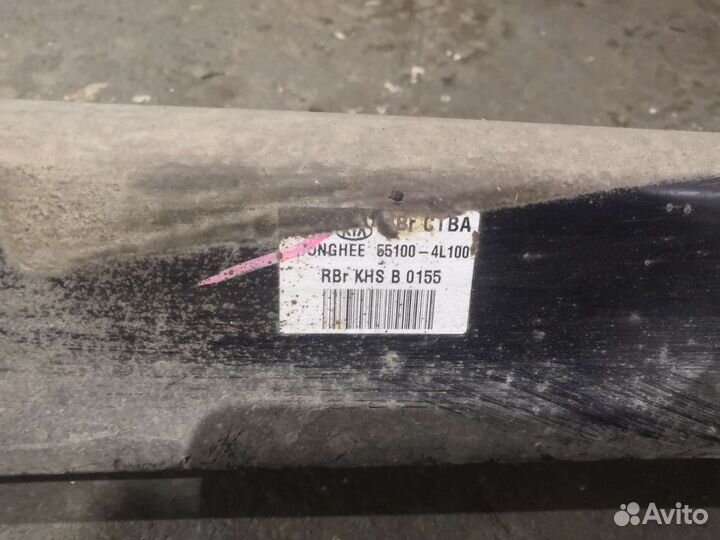 Балка задняя хендай солярис 1 киа рио 3