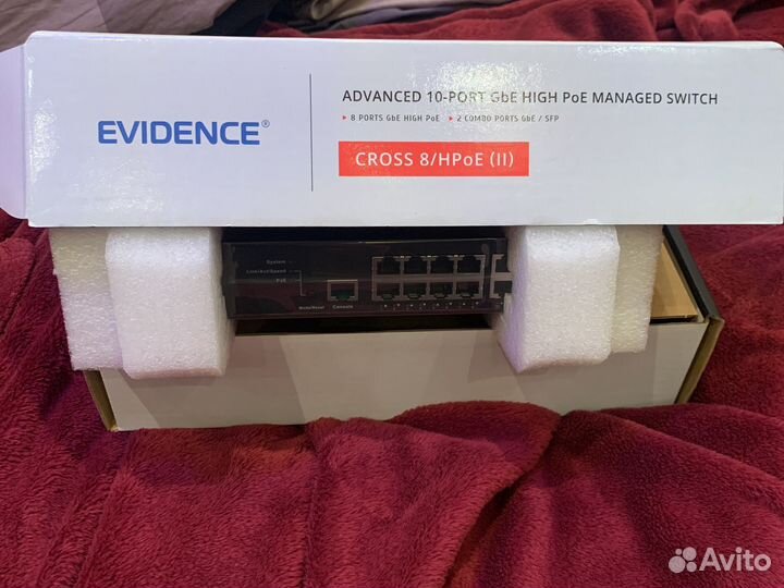 Коммутатор eVidence cross 8/HPoe (II)