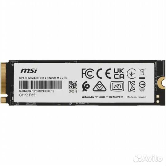 Внутренний жесткий диск MSI spatium M470 S 559482