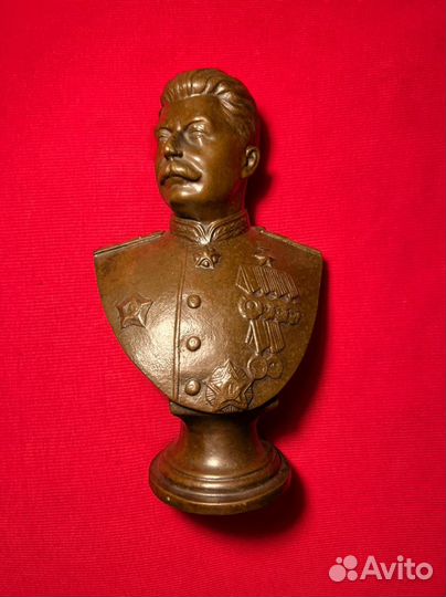 Бюст СССР Иосиф Сталин Победный 1946г ВОВ редкий