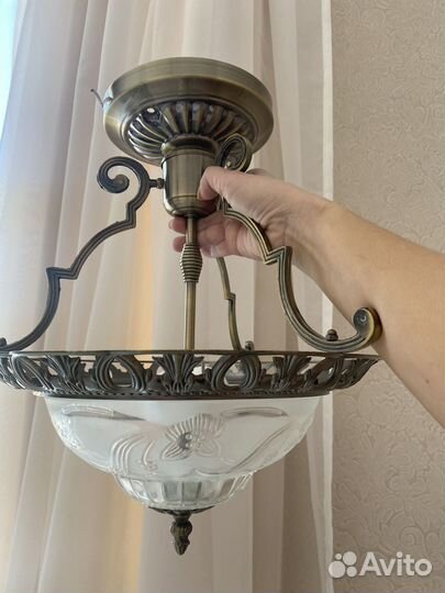 Люстра кованная