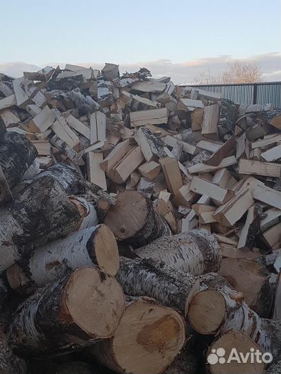 Дрова березовые колотые
