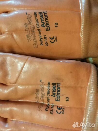 Перчатки теплые резиновые