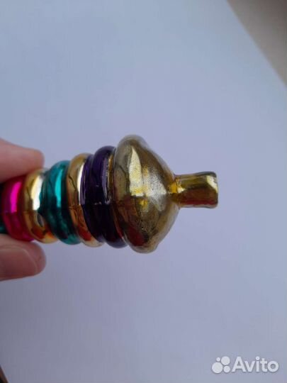 Елочная стеклянная игрушка СССР 