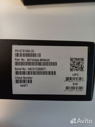 Видеокарта asus GTX 1060 3gb