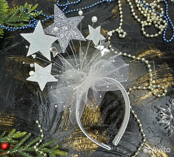 Ободок Звёздочка новогодний