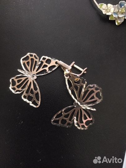 Серебряные серьги