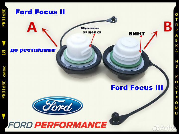 Крышка бензобака Ford Focus 3