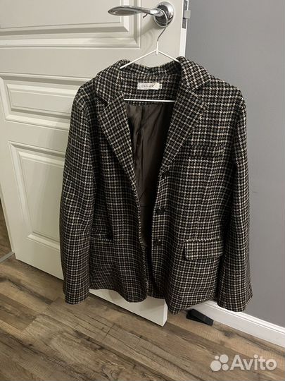 Пиджак оверсайз плотный