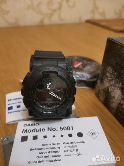 Часы casio g shock ga 100