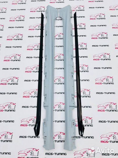 Пороги на Audi A5 в стиле RS5 16-20 гг. 4 двери