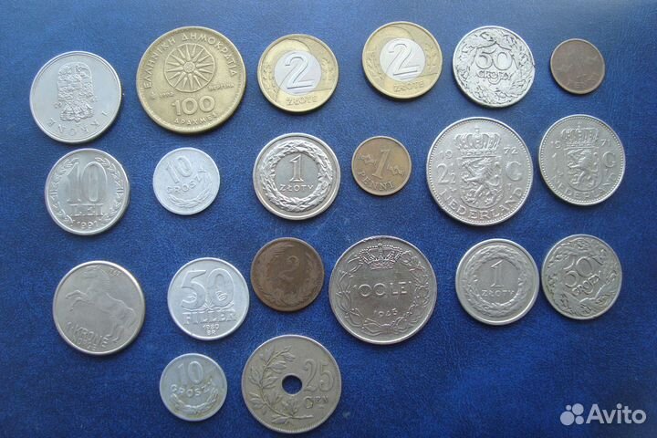 Нечастые монеты разных стран мира