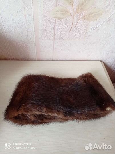 Воротник норка, пластина каракуль