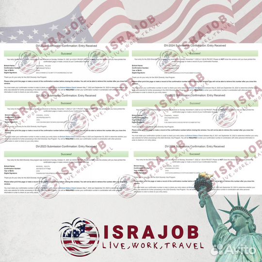 Грин карта США 2025 Green Card DV-2025 Грин кард